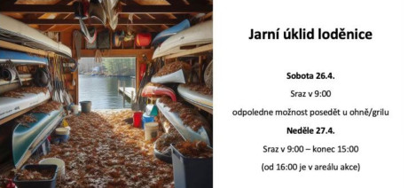 Jarní brigáda v loděnice
